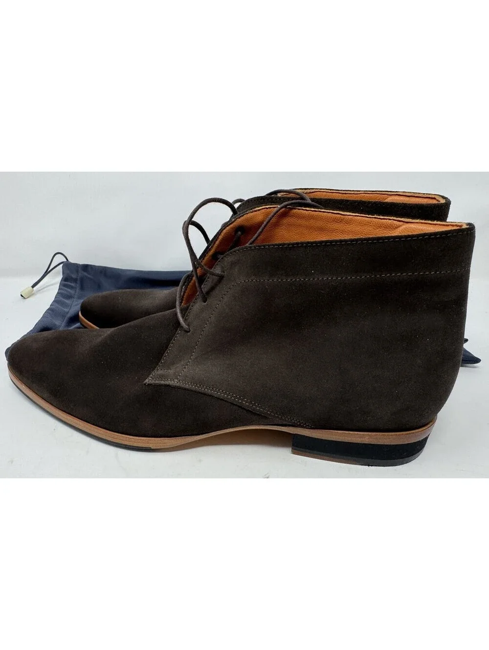 Wolf & Shepherd Striker Suede Chukka Brown Mens Boots Size 10.5 Made In Portugal